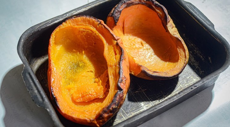 Осінь для мене час гарбузової випічки: гарбузовий пиріг з виноградом