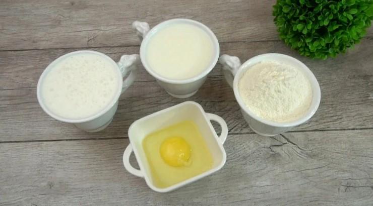 Млинці "все по одній чашці" легко готуються, легко з'їдаються, рецепт легко запам'ятовується