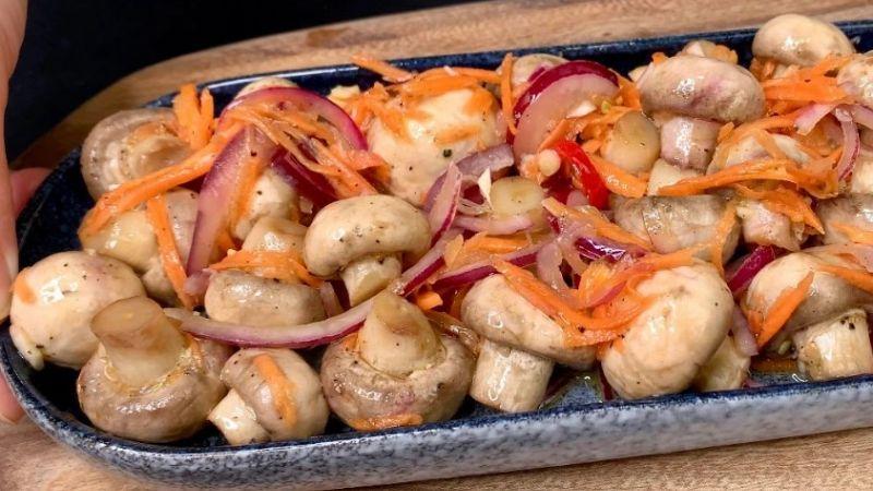Неймовірно смачні мариновані печериці