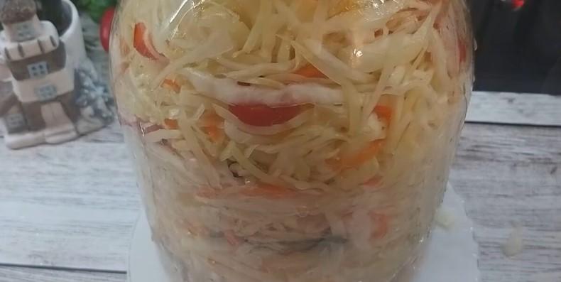 Хрумка капуста провансаль швидкого приготування! Найпопулярніший салат із капусти на зиму