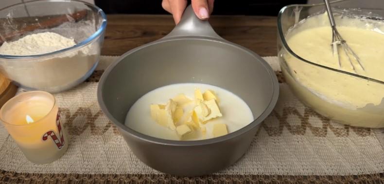 Молочний пиріг з мінімальним набором інгредієнтів