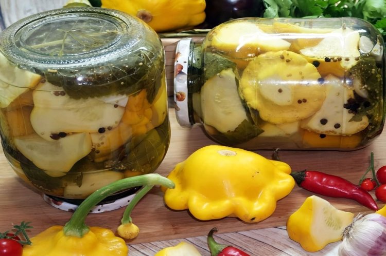 Пряні патисони як грузді на зиму