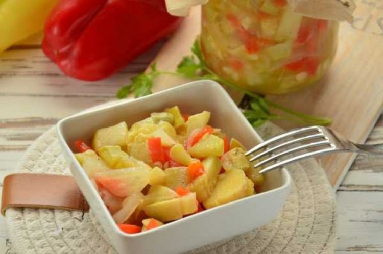 Патисони з болгарським перцем без стерилізації