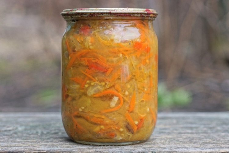 Патисони з морквою на зиму без стерилізації