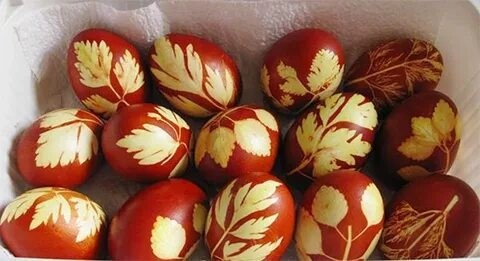 Не треба купувати фарбу. Як зробити яйця золотими