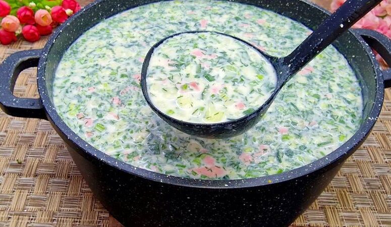 Рецепт окрошки на айрані