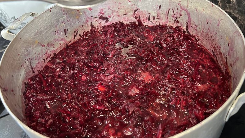 Борщова заправка з буряків на зиму