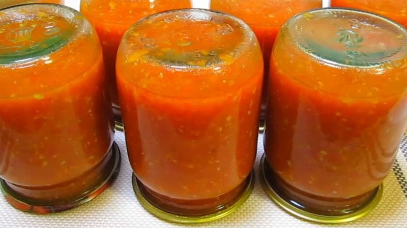 Аджика на зиму без оцту