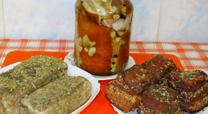 Рецепт засолювання сала