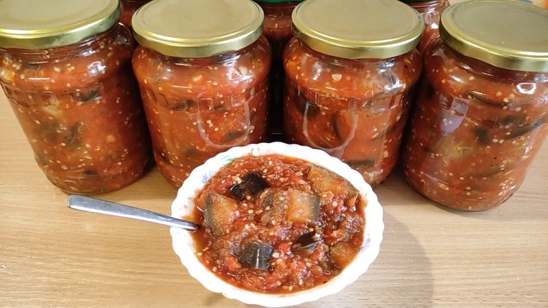 Баклажани по-грузинськи на зиму