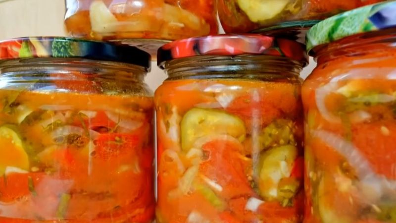 Салат на зиму - літо в банці