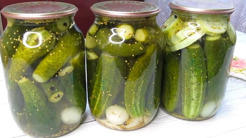 Заготівля огірків по-болгарськи