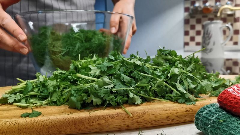 Заготівля зелені на зиму