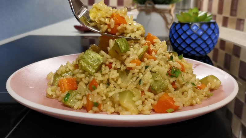 Плов з кабачками