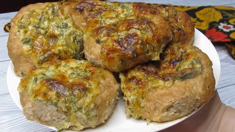 Котлети з начинкою Гнізда