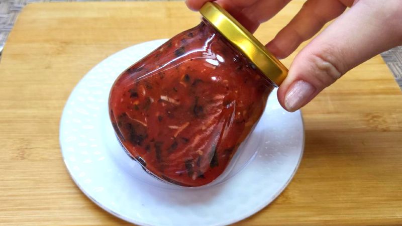 Базиліковий соус на зиму. Смачно до м'яса або просто намастити на хліб