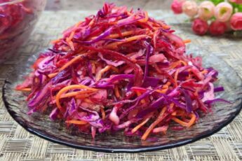 Новий салат з буряка та капусти