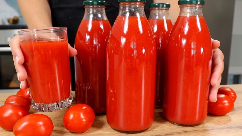 Рецепт томатного соку на зиму