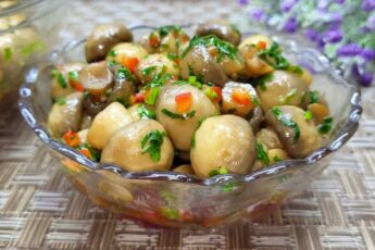 Закусочні печериці швидкого приготування