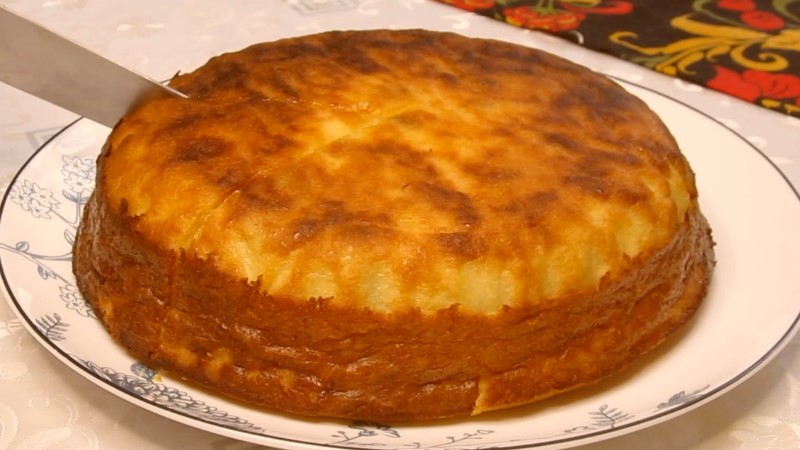 Готова сирна запіканка