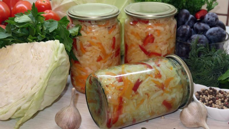 Маринована капуста Провансаль на зиму