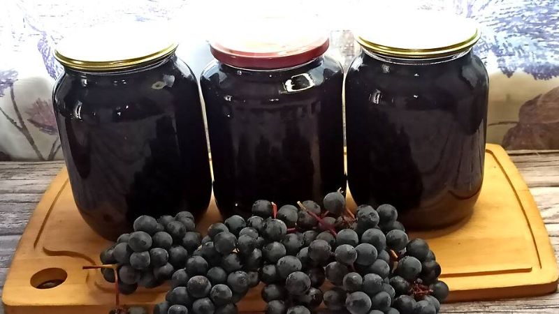 Рецепт домашнього соку з винограду