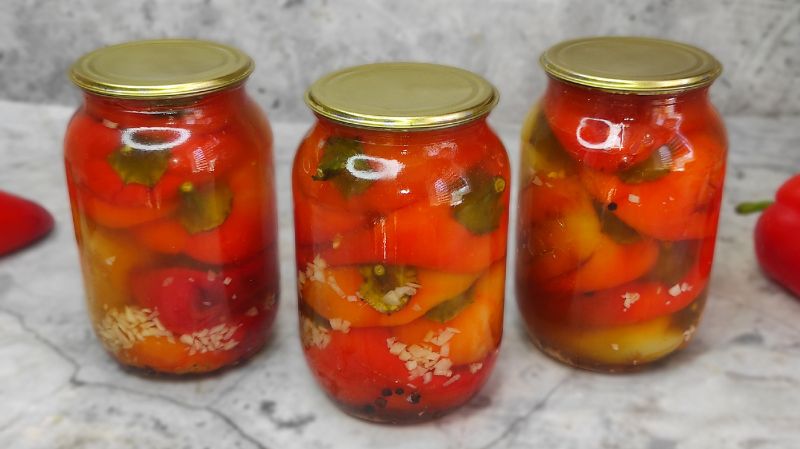 Смажений перець на зиму без стерилізації