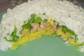 Приготування салату Наречена