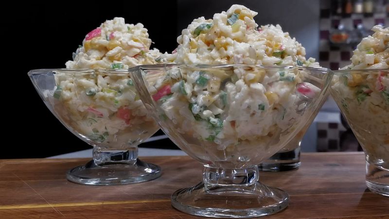 Приготування салату Ніжний вечір