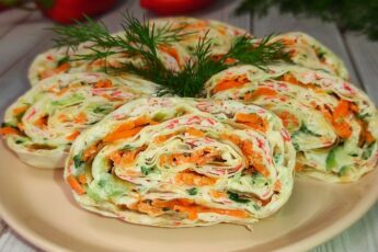 Приготування рулету з лаваша