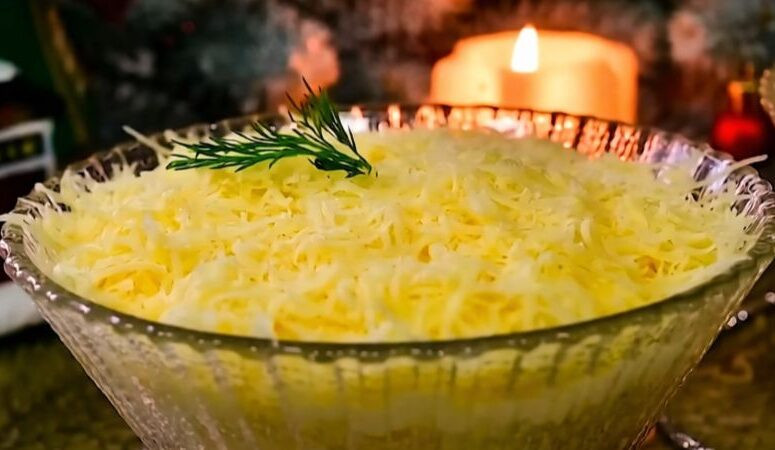 Салат Париж у снігу