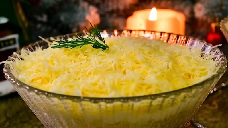 Салат Париж у снігу