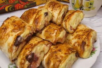 Випічка з лаваша та сиру