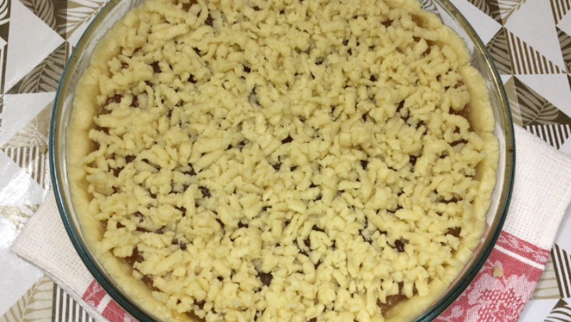 Якщо залишився майонез, приготуйте пісочний тертий пиріг