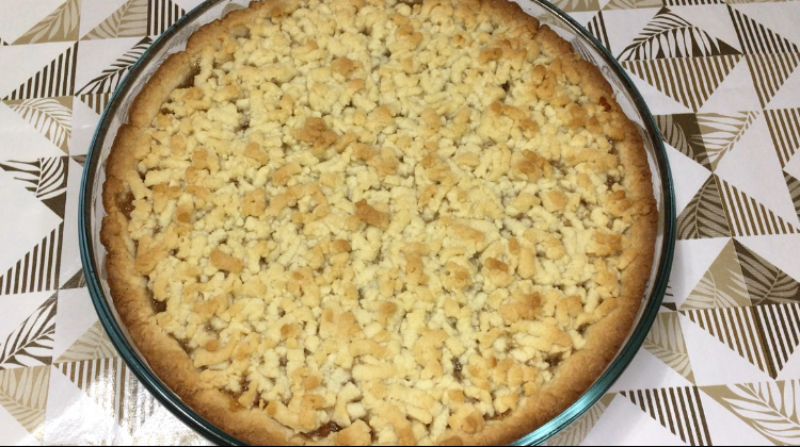 Якщо залишився майонез, приготуйте пісочний тертий пиріг
