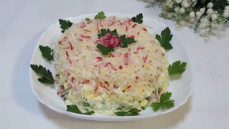 Ніжний, по-весняному свіжий салат - результат перевершив очікування