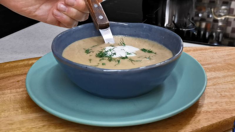 Крем-суп із шампіньйонів по-новому