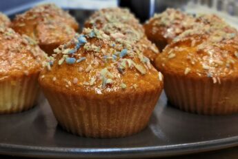 Домашні кекси з варенням