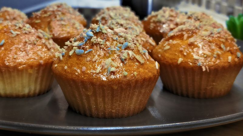 Домашні кекси з варенням