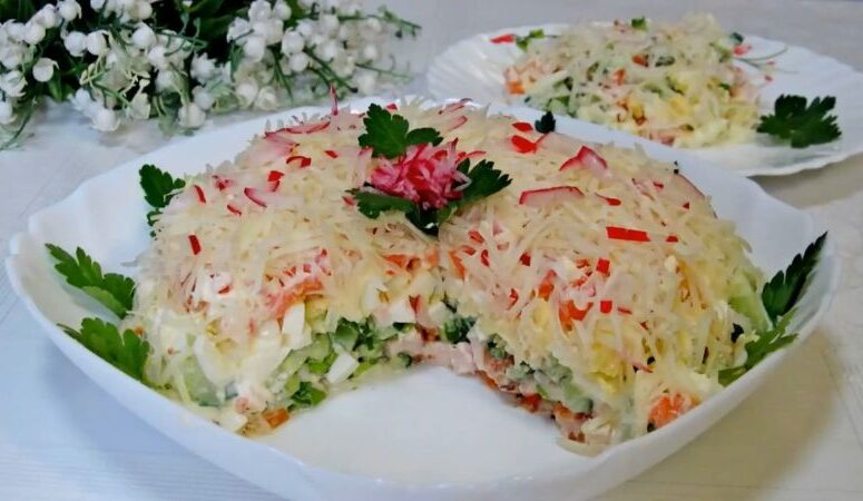 Ніжний, по-весняному свіжий салат